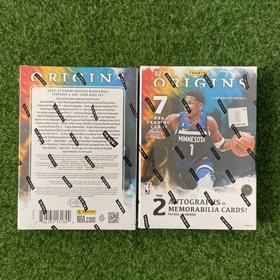 全新現貨 2022-23 Panini NBA Origins Hobby 起源系列 籃球卡盒 保兩簽名或物品