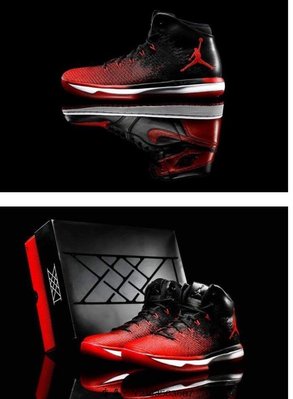 （全新正品）女時尚潮流休閒鞋   Air Jordan XXXI 31代 BANNED 845037 黑紅 全台首發84