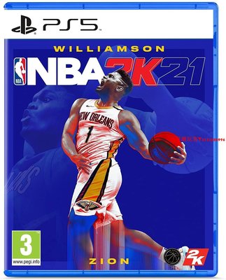 全新正版原裝PS5游戲光盤 NBA2K21 美國職業籃球2021歐版中文英文『三夏潮玩客』
