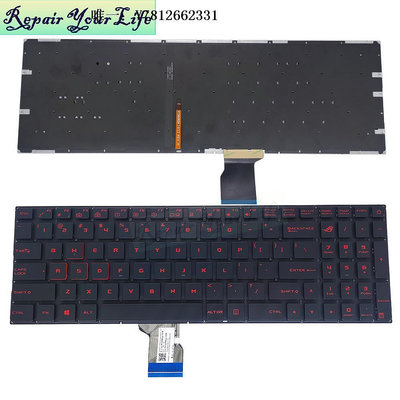 電腦零件ASUS華碩 GL502 GL702 S5V S7VT FX502 FX60VM G502VM鍵盤背光 US筆電