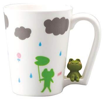 日本代購 動物也瘋狂 立體青蛙 坐姿造型陶瓷杯 馬克杯 杯子 現貨 日貨 禮物 日本帶回