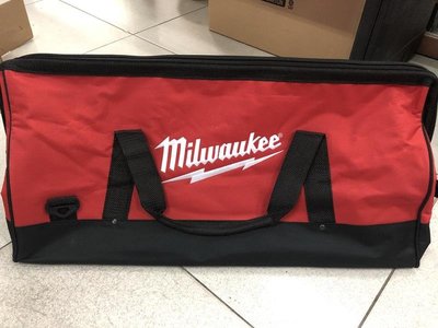 【專營工具】全新 Milwaukee 米沃奇 重型防水大開口工具袋 手提袋 附肩背帶 63×30×33cm