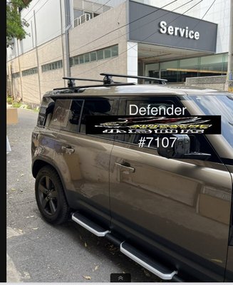 【小鳥的店】Land Rover Defender THULE 都樂 外凸式 橫桿 車頂架 車頂置放架 #7107