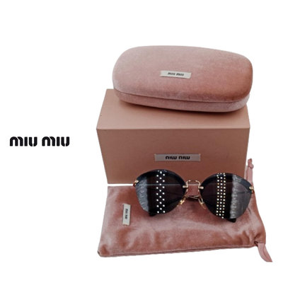 【皮老闆】二手真品 MIU MIU SMU 53S 眼鏡 鏡框 (193)