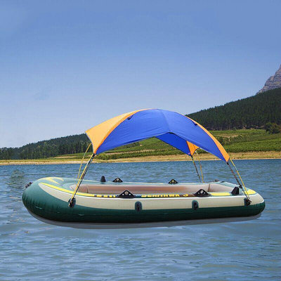 充氣船帳篷橡皮艇折疊遮陽棚釣魚遮陽涼棚