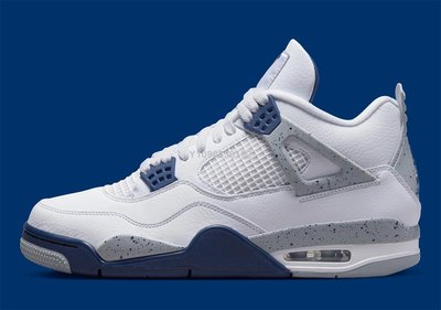 【代購】Air Jordan AJ4 Retro 喬丹白藍 午夜藍復古運動籃球鞋DH6927-140男女鞋