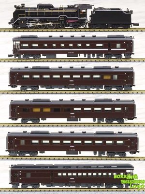BOxx潮玩~KATO 10-1499 N比例 D51蒸汽機關車 200號 SLやまぐち 6節裝 蒸汽火車六節裝