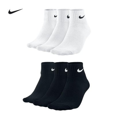 NIKE 3PAK LIGHTWEIGHT 運動襪 短襪 SX4706-101(白) 001(黑) 三雙一組