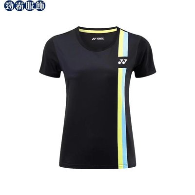羽毛球服球衣女黑色羽毛球比賽球衣速乾透氣球衣尺碼:xs-3xl (6233B)-勁霸服飾