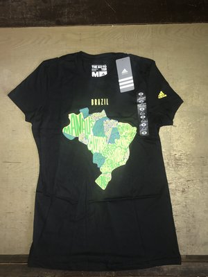 女版 Adidas 14 巴西世界盃 場地 T恤 kobe lebron IVERSON Embiid JORDAN KD messi c羅 英格蘭 西班牙