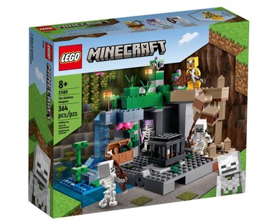 積木總動員 LEGO 樂高 21189 Minecraft系列 骷髏地牢 外盒:26*22*7.5cm 364pcs