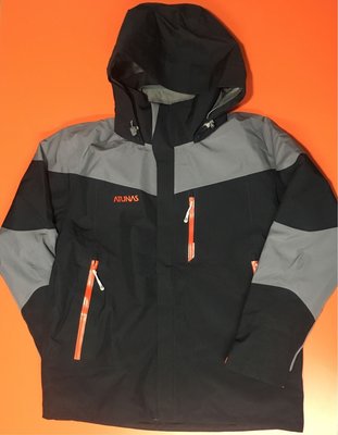 歐都納 男款 健行 戶外登山外套 防水外套 GoRE-TEX 內裏W.S 保暖纎維外套 兩件式外套 尺寸:L號