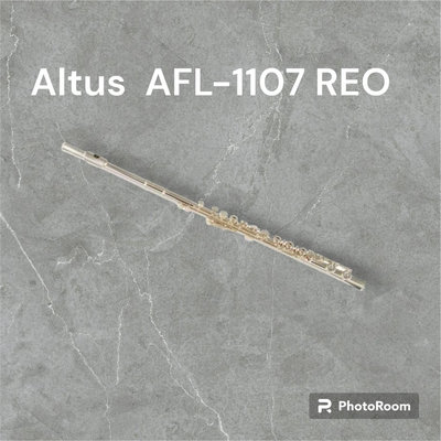 【六絃樂器】全新 Altus  AFL-1107 REO 手工長笛 / 整支管身958銀 賣場另有807 907