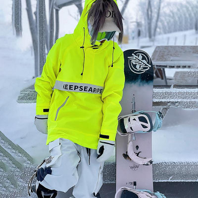 SEARIPE雪怡派帽衫單板滑雪服衛衣男女秋冬雪服防水外套滑雪裝備