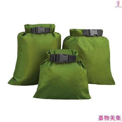 3 件套防水袋套裝存儲乾燥袋套裝用於滑冰露營划船帆船衝浪釣魚