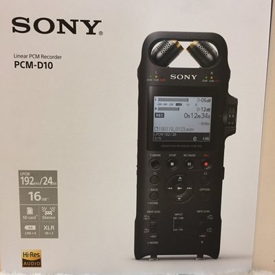 東京快遞耳機館開封門市SONY PCM-D10 線性PCM專業錄音器支援XLR/TRS