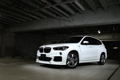 【樂駒】3D Design BMW F48 X1 前下巴 素材 空力 套件 精品 擾流 日本 改裝 大廠