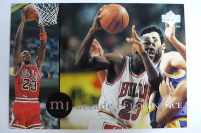 ~Michael Jordan~decade of DOMINANCE 籃球之神.空中飛人/喬丹 NBA經典球員卡~19