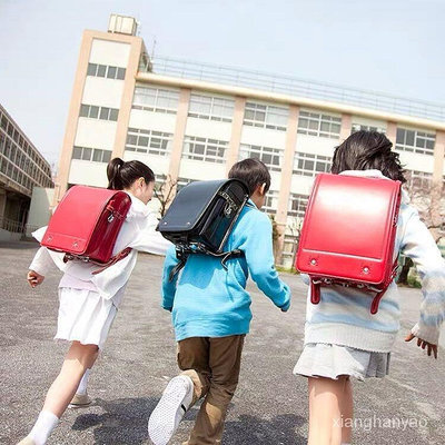 日本小學生 國小護脊書包1-3-6年級兒童補習雙肩背包男女童減負防溺水 減壓書包 硬殼書包日本風 日本書包日式書包雙肩書