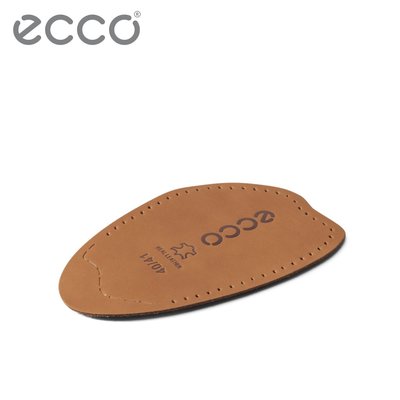 現貨熱銷-ECCO愛步男皮質雙層前足鞋墊 秋季新款排汗吸濕防臭鞋墊 9059018