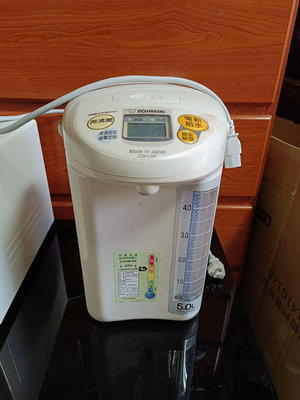 【銓芳家具】日本製 ZOJIRUSHI 象印 5公升寬廣視窗微電腦電動熱水瓶 CD-LGF50 5L微電腦電動熱水瓶