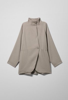 WEEKDAY 灰色中性特殊版型外套, EUR36, size M