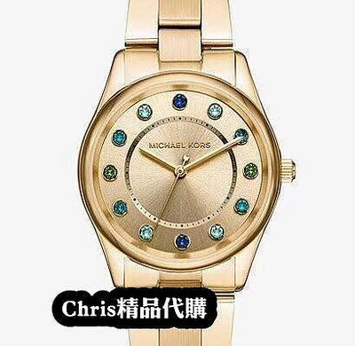 現貨代購 Michael Kors腕錶 MK手錶 MK6602 寶石刻度錶面流行手錶 腕錶 美國代購 可開發票