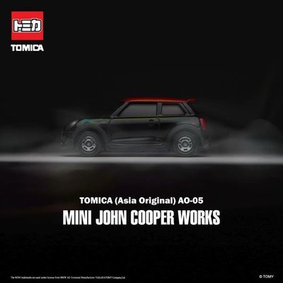 【絕版現貨】全新 Tomica Asia多美小汽車AO-05 Mini John Cooper works 麗嬰公司貨