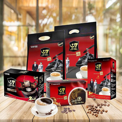 【越南咖啡】🔥現貨🔥 G7即溶咖啡 三合一/二合一/黑咖啡 越南即溶咖啡第一品牌