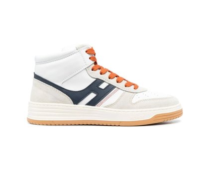 [全新真品代購] HOGAN 麂皮拼接 高筒 休閒鞋 / 運動鞋 (H630)