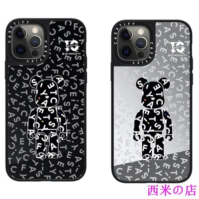 西米の店【Casetify】Bearbrick Mirror手機殼 手機保護殼 保護套 適用iPhone 13 Pro M