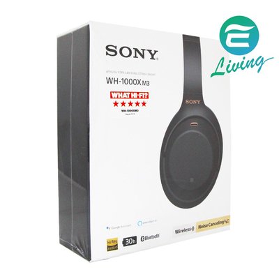 【易油網】SONY WH-1000XM3 無線藍牙降噪耳罩式耳機 (黑色) # 081192