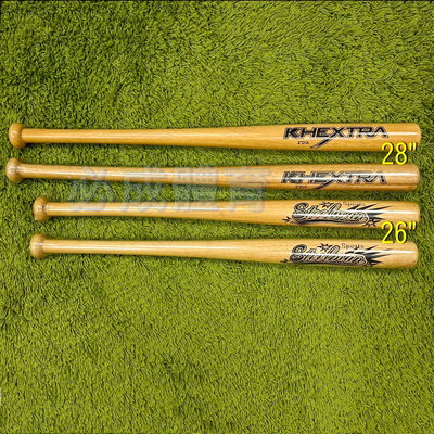 【綠色大地】XONNES 原木球棒 28" 簽名球棒 職棒簽名收藏 練習木棒 兒童木棒 單支 小球棒 配合核銷
