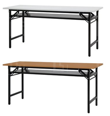 辦公室 補習班 收合式 折疊式 會議桌 120cm*45cm 直角塑鋼會議桌黑腳（12） 屏東市 廣新家具行