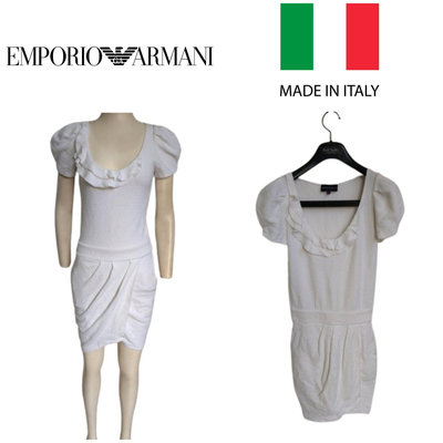 【皮老闆】二手真品 Emporio Armani 衣服 洋裝 義大利製 衣976