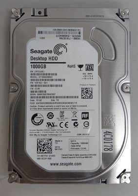 Seagate ST1000DM003 1TB HDD 1000GB硬碟