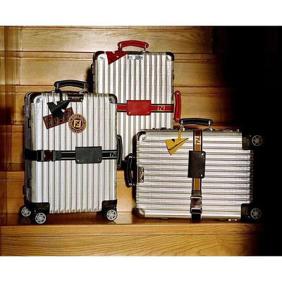 二手（98成新）Rimowa x Fendi 21寸 聯名款 行李箱 拉桿箱 登機箱 旅行箱子 芬迪聯名款行李箱-森漫奇品屋