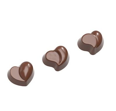 【比利時】 Chocolate world#1576  桃心 巧克力硬模