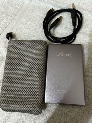 二手Lemel聯強2.5吋(500G) 硬碟/500GB攜帶式硬碟 USB2.0/外接硬碟盒+收納袋，台北可面交