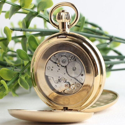 懷錶 復古翻蓋仿古董錶 環保黃銅機械錶 男錶 飛輪高檔掛錶大錶盤