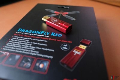 紅蜻蜓※台北快貨※美國原裝 AudioQuest DragonFly Red USB DAC耳擴