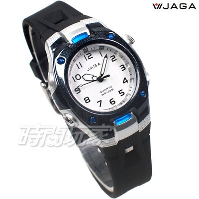 JAGA 捷卡 休閒 簡單生活 小巧可愛 防水手錶 指針錶 學生錶 女錶 AQ925-A(黑)【時間玩家】