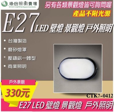 台灣製造 LED E27 戶外壁燈 景觀燈 室外燈 工業風 工程燈 樓梯 走廊 牆壁 大樓亮化 戶外照明商業照明