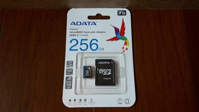 威剛 ADATA 256GB Premier MicroSDXC UHS-I U1 A1/全新品