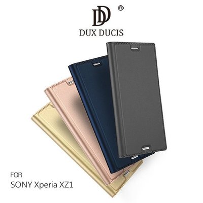 --庫米--DUX DUCIS SONY Xperia XZ1 奢華簡約側翻皮套 磁吸 可站立 可插卡 保護套