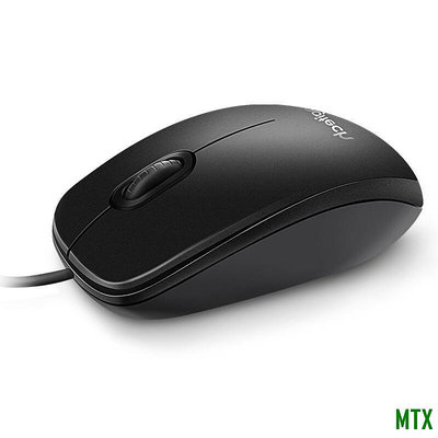 MTX旗艦店羅技M90有線滑鼠USB連接臺式筆電家用辦公遊戲左手通用對稱