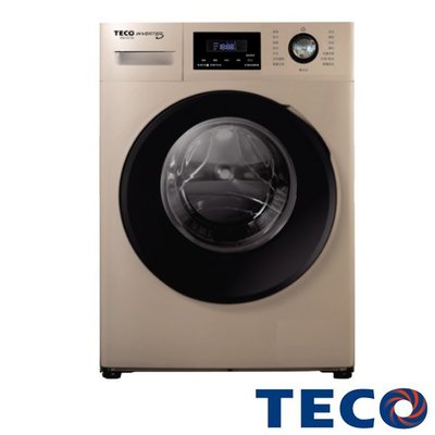 TECO東元 10公斤 變頻溫水洗脫滾筒洗衣機 WD1073G 抗菌防霉不鏽鋼內槽