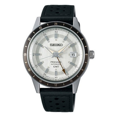 SEIKO 精工 Presage Style60’s系列時GMT機械男腕錶 SSK011J1/40.8mm SK008