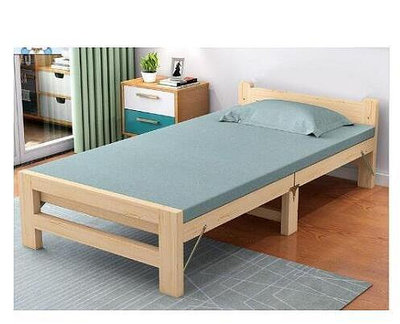 折疊床 床架 折疊床 單人床 家用 成人簡易經濟型辦公室實木出租房小床 雙人床