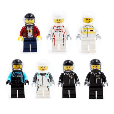 眾信優品 【上新】LEGO樂高 SPEED系列賽車人仔 賽車手服裝 車標 76895 6789 2020款LG866